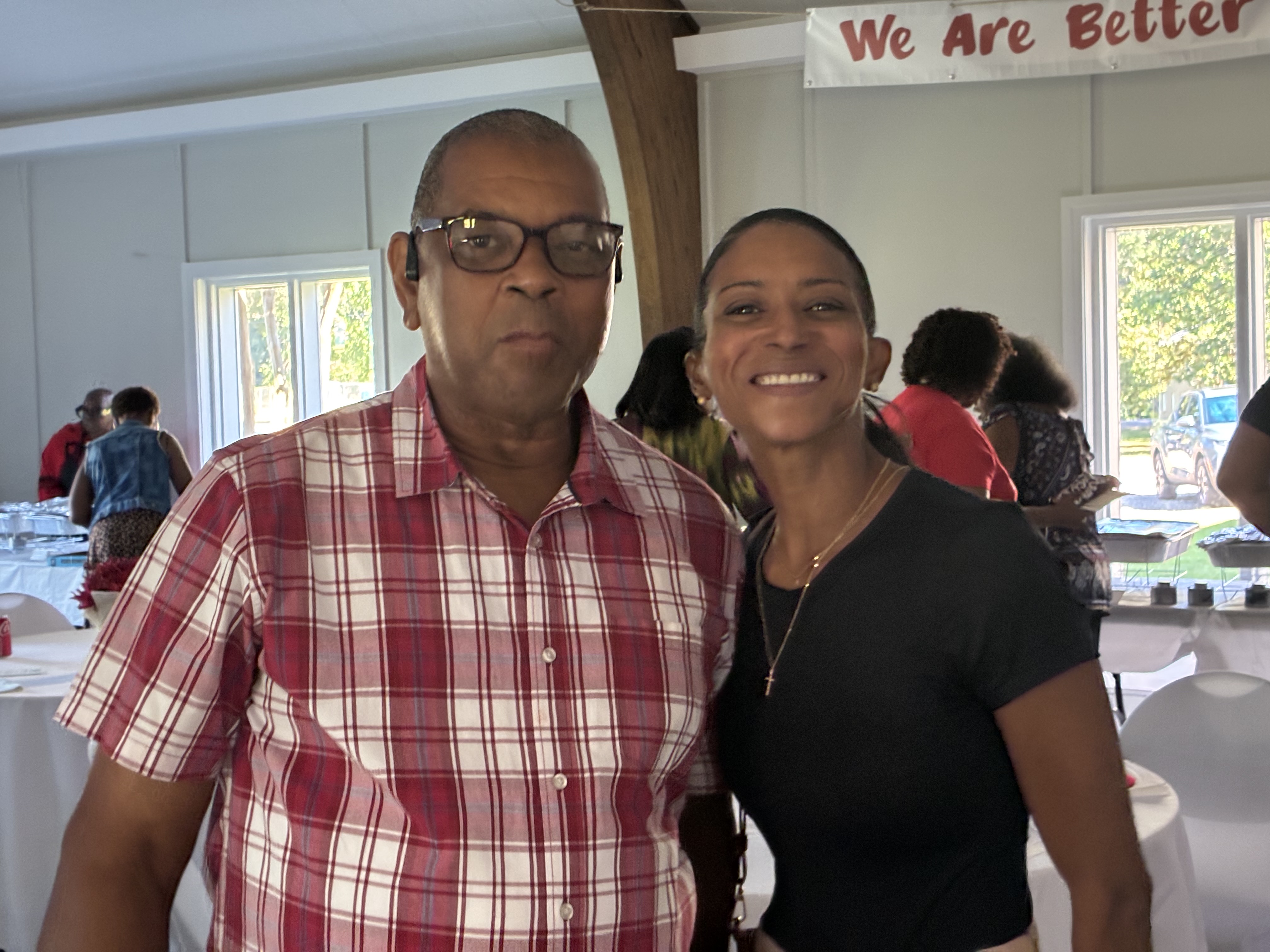 Mayor and community members at Food Fest 2025