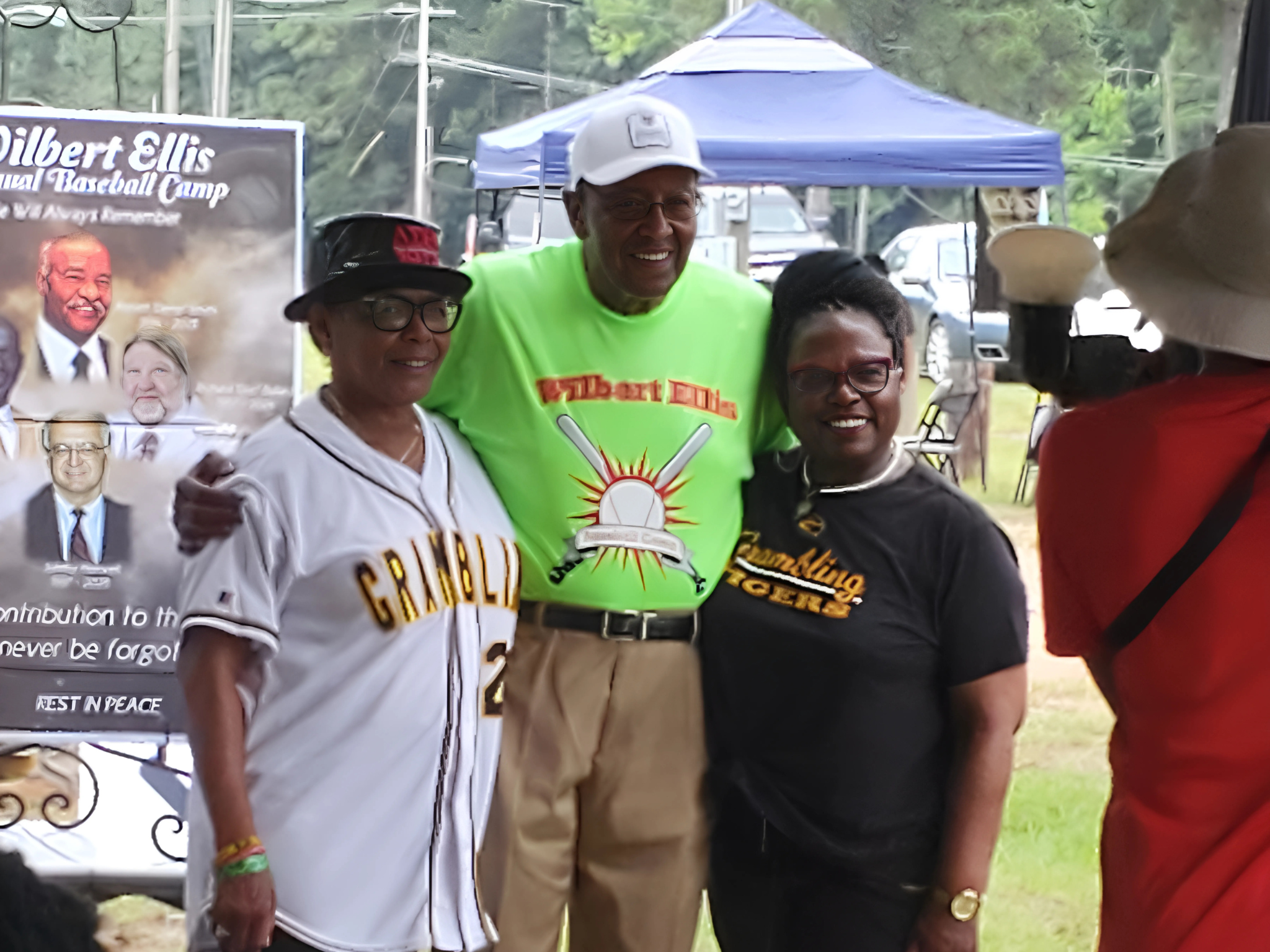 Community Leaders at Baseball Camp